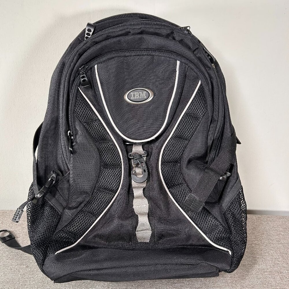 Promotional Backpack IBM Black Office Career Travel Casual